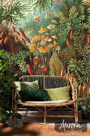 Give them a wall mural for their bedroom! Amazonian Jungle Removable Wallpaper Repositionable Peel And Etsy Tropical Wall Decor Vintage Walls Tropical Decor