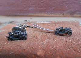 Vintage Car Tie Clip Tie Tack Set Anniversary Dad Etsy Tie Tack Vintage Cars Tie Clip
