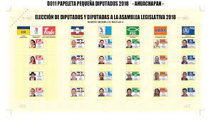 En el evento participaron un representante de los 10 partidos que competirán en los próximos comicios. Papeletas Para Eleccion De Diputaciones A La Asamblea Legislativa