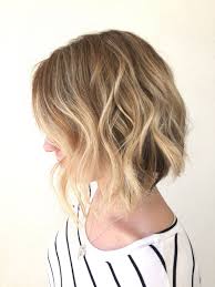 Platinum blonde, white blonde, and ash blonde balayages will have a cool tone, and golden blonde, honey blonde, and caramel blonde will warm up the tone of your hair. Natural Sandy Blonde Balayage Short Hair Textured Bob Layered Bob Ombre Balayage Hair Blonde Short Blonde Balayage Balayage Hair