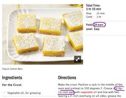 Lemon Square Math Lemon Squares Food Network Recipes Food