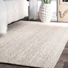 Comes in white, gray, pink, and blue. White Reno Woven Area Rug 8x10 Kirklands