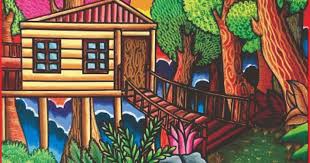 13 gambar mewarnai rumah adat untuk anak 2019. Mewarnai Gambar Cara Menggambar Rumah Tingkat Download Kumpulan Gambar