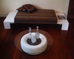The next coffee table made using the old tyres is a bit more classy as it has got the same pattern almost, but the shining wooden sheets have increased to two, just to add more spice in the article. Cruise Bench And Tyre Coffee Table Bench And Tyre Coff Flickr