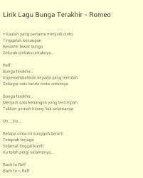 Create and get +5 iq. Miro Pa Twitter Bebi Romeo Bunga Terakhir Lirik Http T Co Vk1lpweml1 Themesong Ldrmovie Http T Co Fi6d9m9msz