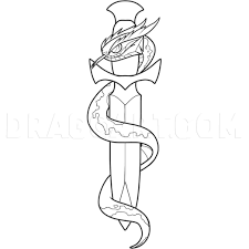 31 ferocious snake tattoo designs. How To Draw A Snake Tattoo Step By Step Drawing Guide By Dawn Dragoart Com
