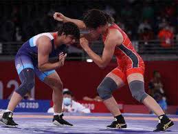 India's ravi kumar in action during his quarterfinal bout at the tokyo olympics. Oe5b3gknej Rkm