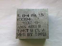 Buy gr2 gr5 titanium block square forging: Grade 5 Titanium Block 2 1 2 W X 2 1 2 H X 1 1 2 T Ti 6 4 Ga 1 5 Lbs Ebay