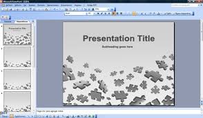 Free editable jigsaw pieces powerpoint template. Puzzle Powerpoint Templates