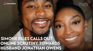 Simone Biles Calls Out Fans for Being ‘Disrespectful to My Husband’ amid  Jonathan Owens Criticism