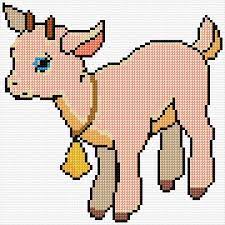 Dozens of cute baby cross stitch designs to choose from for afghans, quilts and other applications. Ann Logan 10 Free Patterns Online Baby Goat 4825