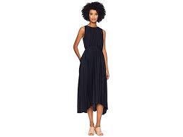 Vince Chevron Pleated Dress Women S Dress Coastal Pleated Dress Dresses