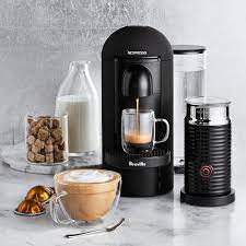 Maybe you would like to learn more about one of these? Matte Black Nespresso Vertuoplus Coffee And Espresso Maker By Breville With Aeroccino Espresso Machine Coffeemaker Combos Kitchen Dining Fcteutonia05 De
