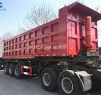 3 Axle 35m3 70 Tons Tipper Trailer For Nigeria