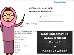 Soal Matematika Potongan Perkalian Dan Pembagian Kelas 3 Dan Kunci Balasan
