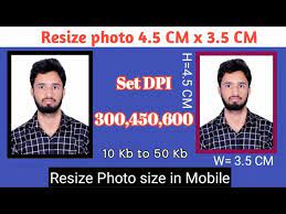 Photo Size 4 5 Cm X 3 5 Cm With 300 Dpi How To Resize Photo In Mobile 4 5 Cm X 3 5 Cm Resolution Youtube Easily crop, resize, and edit your images online for free at picresize.