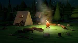 Artstation Fire Camp Chedi Ayari