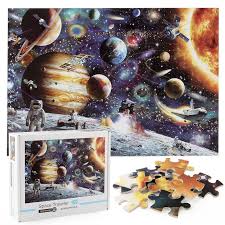 Turn your family photos into puzzles that families love putting together! Space Puzzle 1000 Piece Jigsaw Puzzle Kids Adult Planets In Space Jigsaw Puzzle Puzzles Aliexpress