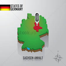 Infos zum kurzarbeitergeld der ba für arbeit. Map Of Sachsen Anhalt Germany Vector Image 1976776 Stockunlimited