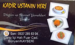Kadir Usta Nin Yeri Yerler Lokantalar