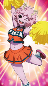 My Hero Academia Smash Tap Cheer Leader Ashido Mina My Hero Academia Hero Girl My Hero Academia Hero Wallpaper