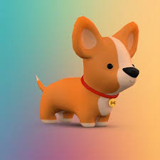 3d Model Cute Cartoon Dog Turbosquid 1198581 In 2020 Cartoon Dog My Pet Dog Corgi Cartoon