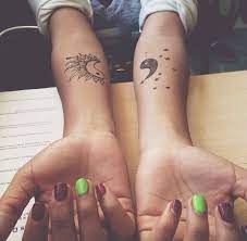 Yin Yang Henna Bff Tattoos Tattoos Matching Tattoos