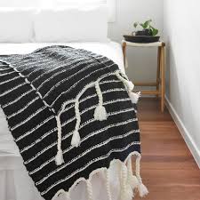 Also set sale alerts and shop exclusive offers only on shopstyle. Collective Sol Bubble Throw Blanket Luxuriously Soft Striped Black White Ebay