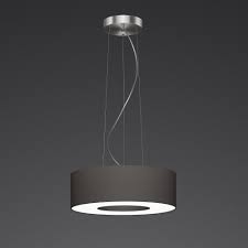Das deckenfeld ist für alle anta led pendelleuchten geeignet. Led Pendelleuchte Donut Mit Schirm Taupe In 3 Grossen Wohnlicht