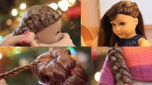 Straight hair, curly hair, short hair, or long hair! American Girl Doll Holiday Hairstyles 2016 Youtube