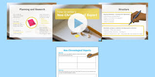 Writing A Non Chronological Report Powerpoint And Worksheet
