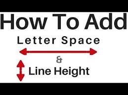 A free visual guide to css created by @jgthms. Letter Space And Line Height In Html Element Using Css Youtube