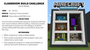 United nations educational, scientific and cultural organization (unesco) Activity Of The Week Comic Books Minecraft Education Edition Education Minecraft Challenges Minecraft Activities
