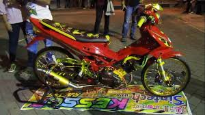 Modifikasi jupiter mx new ringan. Modification Yamaha Jupiter Mx Cat Merah Youtube