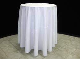Prices listed are for our standard, solid color poly tablecloths in a variety of. Cocktail Table Linen Action Equipment Event Rentals