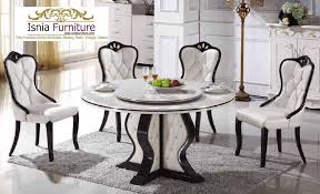 Jual Meja Makan Marmer 4 Kursi Minimalis Desain Modern