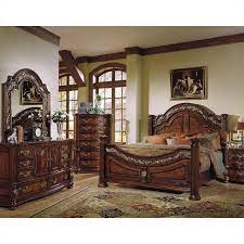 Samuel Lawrence San Marino Panel Bedroom Set In Dark Brown Bedroom Set King Bedroom Sets California King Bedroom Sets