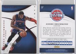 Andre drummond was born on august 10, 1993 in mount vernon, new york, usa. 2014 15 Panini Immaculate Red 25 Andre Drummond 89 Ebay