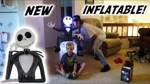 9' airblown inflatable living projection halloween archway w/ removable screen. 9 5 Gemmy Airblown Inflatable Jack Skellington Living Projection Tombstone Screen 223217 1221609 By Yard Inflatables Inc