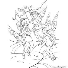 Coloriage La Fee Clochette Et Ses Amies Dessin Fee A Imprimer