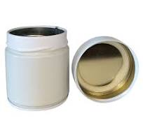 Luxury Round Matcha Tea Tin With Screw Lid