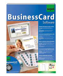 High gloss and matte coating. Businesscard Software Software For Business Cards Sigel