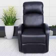 Giantex Manual Recliner Chair Black Lounger Leather Sofa Seat Home Theater Examine This Amazing Item By Going T Manual Recliner Chair Recliner Recliner Chair