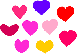 Beautiful rainbow band flying through hollow heart shape silhouette hands, white transparent background. Download Hearts Heart Clipart Rainbow Clipart Image 7 Hearts Clipart Png Image With No Background Pngkey Com