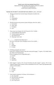 Yang membedakan manusia dengan hewan adalah karena manusia. Pts Semester 1 Interactive Worksheet