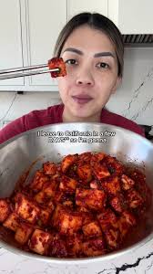 Asian Lady Aggressive Cooking