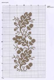 oak leaf cross stitching chart cross stitch patterns