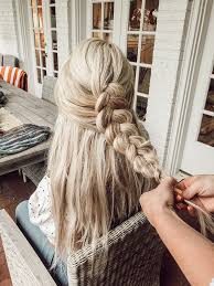 This cool effect makes it look like one braid is engulfing the other. The Wiegands Hair Tutorial Loose Inside Out Braid Whether You Re Having Lunch With Friends Or Loading Up T Perfect Hair Braids For Long Hair Hair Tutorial
