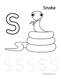 S Stands For Snake Tracing Sheet For Preschool Letter S Crafts Letter S Activities Letter S Worksheets