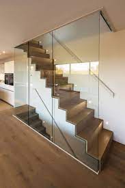 Glass Enclosed Stairs Stairs Design Staircase Design Glass Stairs